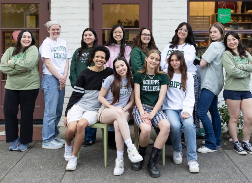 Scripps Store - Student employees posing for a group photo